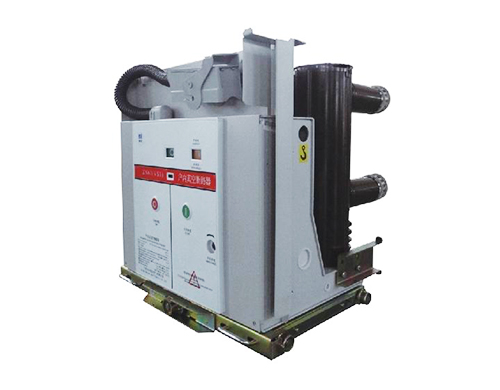 Medium voltage switchgear bay with vacuum circuit breaker used in industrial power distribution systems
